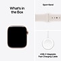 Apple Watch Series 11 GPS Smartwatch, 42mm, Rose Gold Aluminum Case with Light Blush Sport Band, Small/Medium (MEU04LW/A)~#|#~00B74C34-CC4F-432E-9029937BB6B034D3_sc7