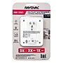 RAYOVAC 3-Outlet 3-USB Port Surge Protector Wall Tap, 540 Joules, White (SS-Q901)~#|#~00BA3054-727C-4B21-A6B32F49E9E4B63C_sc7