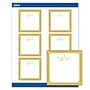 Avery Square Multipurpose Labels, 3" x 3", White, 60/Pack (19479370524)~#|#~00BF07FA-153B-4644-9E34904F386396C7_sc7