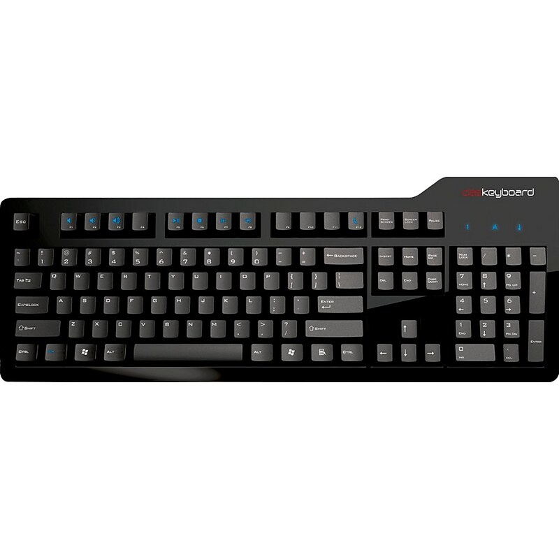 Das Keyboard Wired Model S Mechanical Keyboard, Glossy Black (DASK3MKPROSIL) image 1