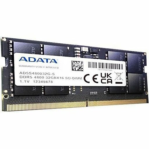 ADATA 32GB DDR5 SO-DIMM Memory Module (AD5S480032G-S) | Staples