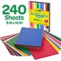 Crayola 9" x 12" Construction Paper, Assorted Colors, 240 Sheets/Pack, 3 Packs/Bundle (BIN993200-3)~#|#~00C3F752-51F5-47B7-AF7403F0FCC0C696_sc7