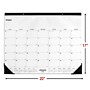 2026 Staples 22" x 17" Monthly Desk Pad Calendar, Unlined, Black/White (ST58448-26)~#|#~00C4DCBB-E07D-4232-9ACF2D1C67AD1B4C_sc7