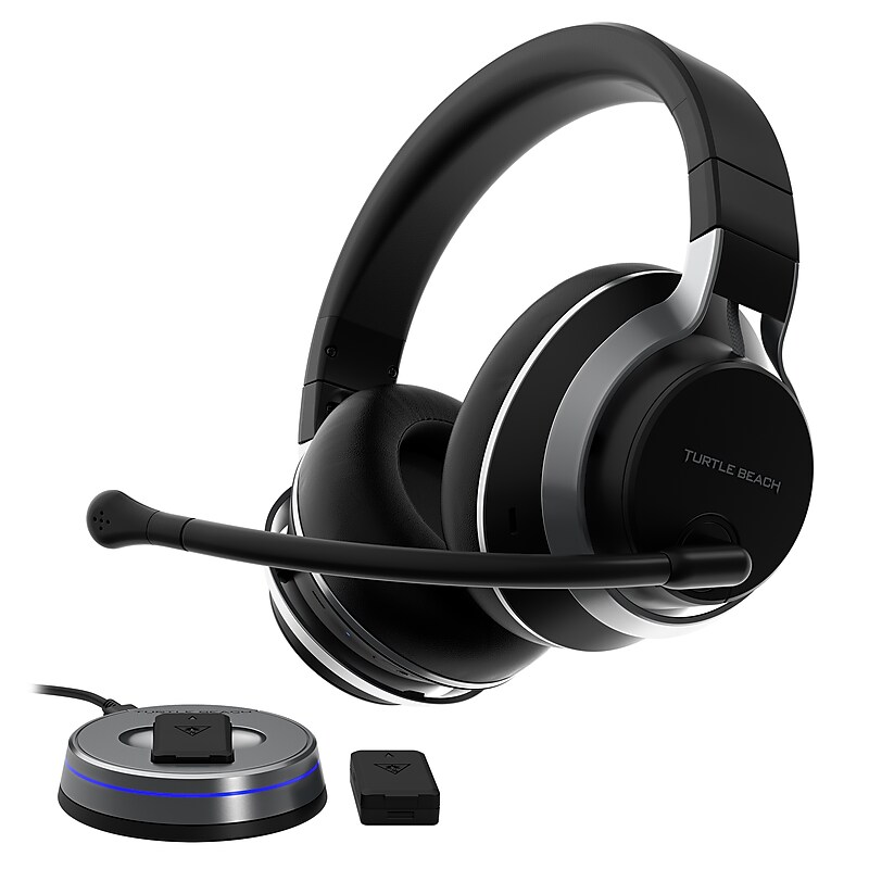 Turtle Beach Stealth Pro Multiplatform Wireless Noise-Cancelling Gaming Headset, Black (TBTBS336501) image 1
