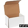 Staples White Corrugated Mailing Boxes, 8” x 5” x 5”, Crush‑Proof Shipping Cartons for Packing & Storage — Pack of 50~#|#~00CC719E-6004-40A6-BBE4A84FAF8517CC_sc7