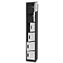 AdirOffice 72"H 6-Tier Black/White Storage Locker (ADI629-206-B-W-DL)~#|#~00CE19F0-097D-43D2-828A875DD0B37138_sc7