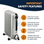 DeLonghi RadiaS Eco 1500-Watt 5120 BTU Portable Radiant Electric Heater, Gray (TRRS0715E)~#|#~00D14D18-98E6-4F20-974F86D22FAA0845_sc7