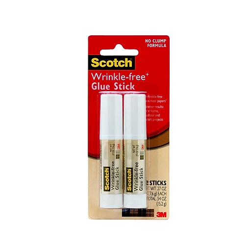 Scotch® Washable Glue Sticks, 2/Pack (00382CL) Staples