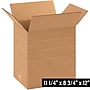 11.25" x 8.75" x 12" Multi-Depth Shipping Boxes, 25/Pack (MD11812)~#|#~00D7242E-A2A6-4A4D-8BBB25E88E82661B_sc7