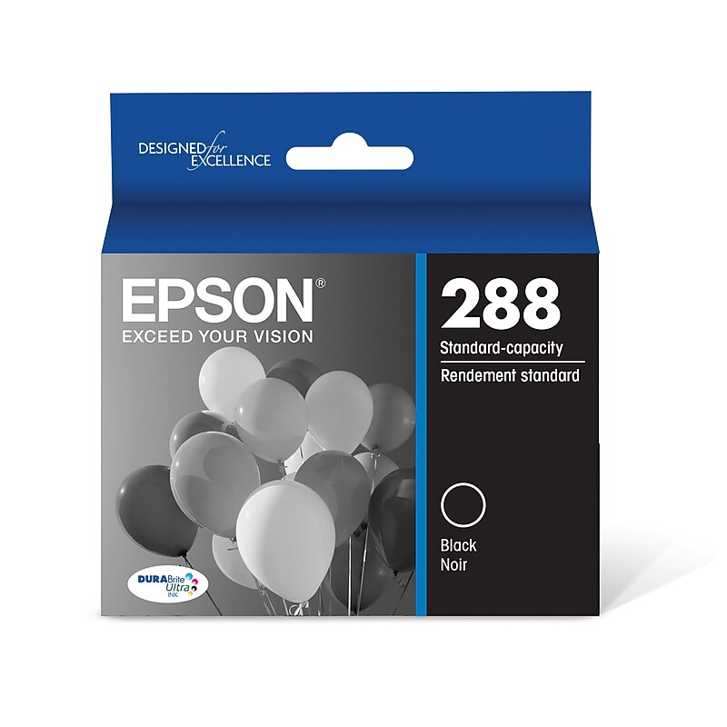Epson T288 Black Standard Yield Ink Cartridge   (T288120-S) image 1