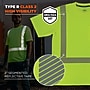 Ergodyne GloWear 8292 High Visibility Short Sleeve T-Shirt, ANSI Type R Class 2, Lime, Medium (22233)~#|#~00DA5586-1193-4ADD-94537086F2198FC1_sc7