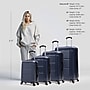 InUSA Pilot 4-Piece Hardside Spinner Luggage Set, TSA Checkpoint Friendly, Blue (IUPILSMLXL-BLU)~#|#~00DE1061-F421-46D5-A822015542F749EA_sc7