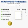Avery Laser/Inkjet Rectangle Multipurpose Labels, 4" x 3-1/3", White, 40/Pack (S00DNF)~#|#~00E0FEA3-1CEB-4A92-9A8BC4B080736CA6_sc7