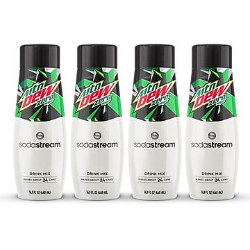SodaStream Pepsi Zero Sugar Drink Mix, 14.9 oz., 4 Bottles/Pack  (1102993010)