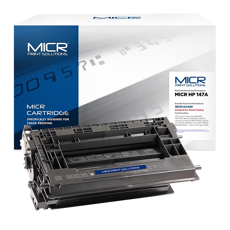 MICR Print Solutions Black Standard Yield MICR Toner Cartridge Replacement for HP W1470A image 1