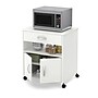 South Shore Axess Vertical Microwave Cart on Wheels, Pure White (10012)~#|#~00EAC232-699D-48F9-9E56891E8045F596_sc7