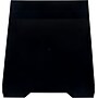 JAM PAPER Stackable Paper Trays, Black, Desktop Document, Letter, & File Organizer Tray, 2/Pack (344blas)~#|#~00EC4219-C724-4F4B-A33D97BFC49F4881_sc7