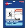 Avery Rectangle Laser Multipurpose Labels, 1-13/16" x 2-3/16", White, 300/Pack (19479399285)~#|#~00EE78A1-BEA1-4664-A570E872A1AC438B_sc7