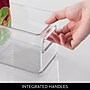 iDESIGN Medium Stackable Plastic Storage Bin, Clear, 6/Pack (29087M6)~#|#~00F3468C-FA2F-4249-8D710E418C97F4AC_sc7