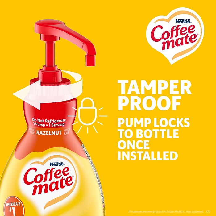 Coffee mate Hazelnut Liquid Creamer, 50.7 oz. (NES47862) | Staples