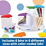 Learning Resources Create-a-Space See-Through Spinning Bins, Multicolor (LER3711)~#|#~00FD8F04-A257-49B5-89EE307E4B866DC1_sc7