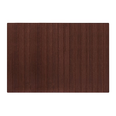 Anji Mountain Deluxe Bamboo Carpet & Hard Floor Chair Mat, 48″ x 72″, Dark Cherry (AMB24015W) Sansujyuku sansujyuku.com