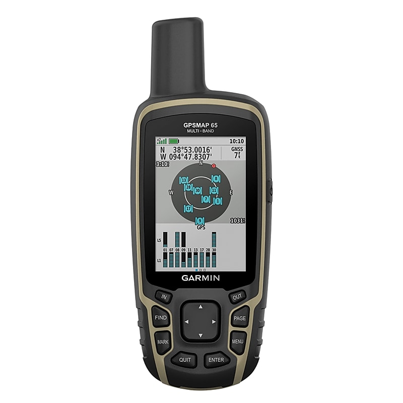 Garmin GPSMAP 65 2.6" Multi-Band/Multi-GNSS Handheld, Black image 1