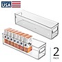 iDESIGN Medium Stackable Plastic Storage Bin, Clear, 2/Pack (29085M2)~#|#~0110BDCB-B65F-4908-904183CC02E93474_sc7