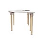 Flash Furniture Bright Beginnings Hercules 59" Semi-Circle Table, Height Adjustable, White/Beech (MK-ME088020-GG)~#|#~01135B01-7DFF-4FD5-B9EA497586F90E70_sc7
