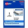 Avery Rectangle Integrated Cards, Matte White, 50/Pack (19479399849)~#|#~0113A5E2-574C-4084-A943A3C4CE215EC8_sc7