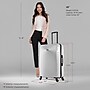 DUKAP Inception 29.29" Hardside Suitcase, 4-Wheeled Spinner, TSA Checkpoint Friendly, Silver (DKINC00L-SIL)~#|#~0114F6BB-148B-4017-A0134D4F1190CD51_sc7