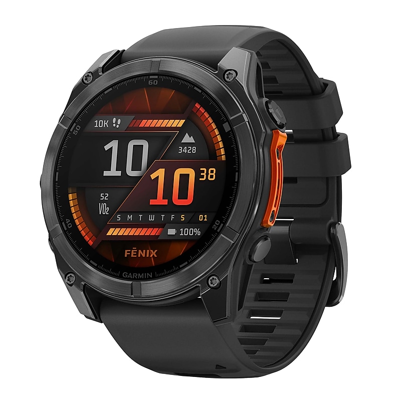 Garmin fenix 8 Smart Watch, 51 mm, Slate Gray & Black (GRM0290500) image 1