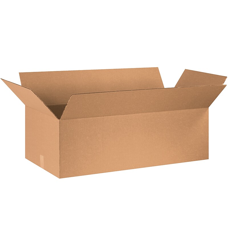 36" x 18" x 12"'' Shipping Boxes, 32 ECT, Brown, 15/Bundle(361812) image 1