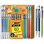 BIC Xtra Variety Pack Mechanical Pencils, Various Tips, #2 Lead, 60/Pack (WX7TG026-BLK)~#|#~01225EDB-6A31-45E7-BE38652AC8B7C0CE_sc7
