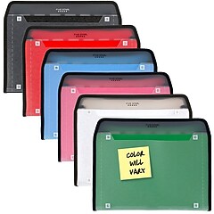 Five Star Customizable Plastic Accordion File ,7-Pocket, Letter