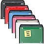 Five Star Customizable Plastic Accordion File ,7-Pocket, Letter Size, Assorted Colors (35170)~#|#~01288F05-76EB-4980-812ACA214550DC29_sc7