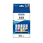 Epson T552 Cyan/Yellow/Magenta/Photo Black/Gray High Yield Ink Cartridge, 5/Pack (T552920-S)~#|#~01363B9D-79C4-429D-AE0543635AE4CD87_sc7