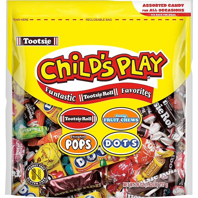 Tootsie Roll Child's Play Assorted Chewy Candy, 26 oz (TOO1817) image 1