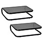 Mind Reader Monitor Stand and Ventilated Desktop Organizer, Black, 2/Pack (2CHORDMON-BLK)~#|#~0138D932-BC23-4420-BD8781DBB8D6CD8A_sc7