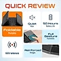 Delton F75 Small Wireless Foldable Portable Keyboard and Touchpad, Black (DKBF75)~#|#~0139364A-E418-4753-B46828A12572CEFF_sc7