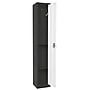 AdirOffice 72" Single Tier Black and White Storage Locker (ADI629-201-B-W)~#|#~013DB870-E412-4309-8C87A3223579BB2E_sc7