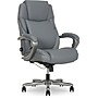 La-Z-Boy Niall AIR Lumbar Pro+ Ergonomic Vegan Leather Executive Big & Tall Chair, 400 lb. Capacity, Cool Gray (60114-CGRY)~#|#~01431AF4-9953-4A19-80676978F82D48A4_sc7