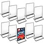 Azar Card Holder, Desktop/Countertop, Top/Side Loading Acrylic, 10/Pack (152792-BLK-10PK)~#|#~01433DFE-E307-49A2-902EC5B06B4029C3_sc7
