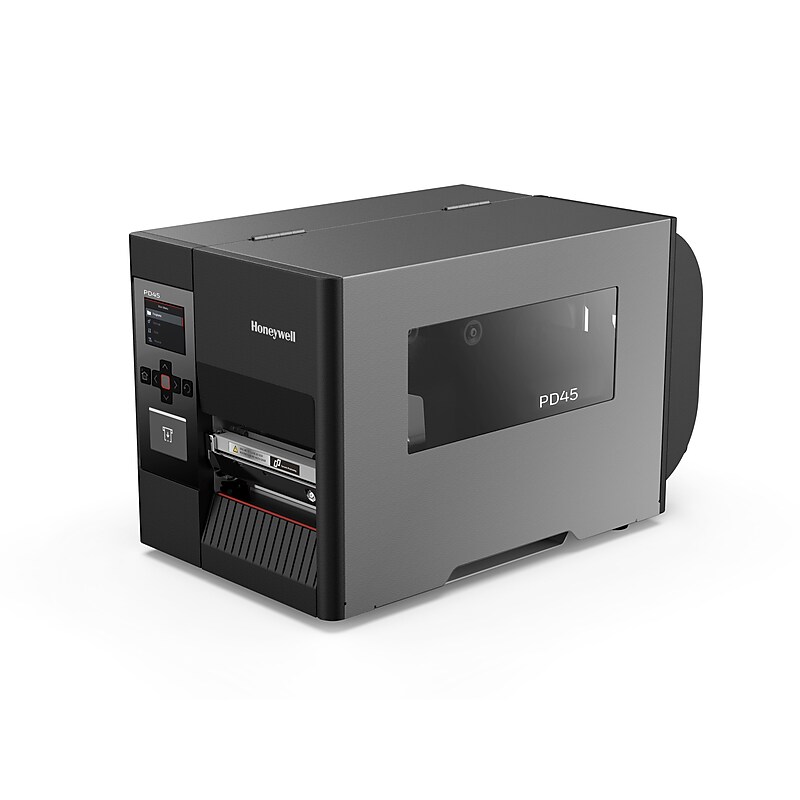 Honeywell PD4500C0010000200 PD45 Direct Thermal/Thermal Transfer Label Printer, LAN/Serial/USB, Black image 1