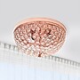 Lalia Home Crystal Glam 2 Light Ceiling LED Flush Mount, Rose Gold, 2/Set (LHM-2000-RG-2PK)~#|#~0149C4C3-0AEC-4A17-8061ED987B68AD33_sc7