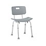 Medline Knockdown Bath Bench, Fixed Arms, Back Rest, Aluminum Frame, 400 lb. Capacity (G2-101KRX1)~#|#~014DF709-CDBC-448F-A1F24326FC4674F5_sc7