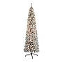 Nearly Natural 7-ft Flocked Pencil Artificial Christmas Tree with 400 Clear Lights and 574 Bendable Branches (T1907)~#|#~01508C55-ADEF-4958-B2ACFB54EB4498CB_sc7