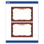 Avery Gold-Red-Green Plaid Matte Blank Card, White, 20/Pack (S00-FET)~#|#~01542B4C-CE49-4B67-A5629D3EA1FFA50C_sc7
