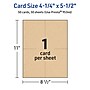 Avery Integrated Cards, 4.25" x 5.5", Matte Kraft Brown, 50/Box (95346)~#|#~015BE2BF-9514-474F-8FB3A3E922AF300F_sc7
