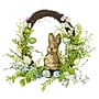 National Tree Company 16" Bunny with Blue and Green Easter Eggs Wreath (RAE-EA8A37245-1)~#|#~01696039-5234-4841-938EAFD833E2BD08_sc7